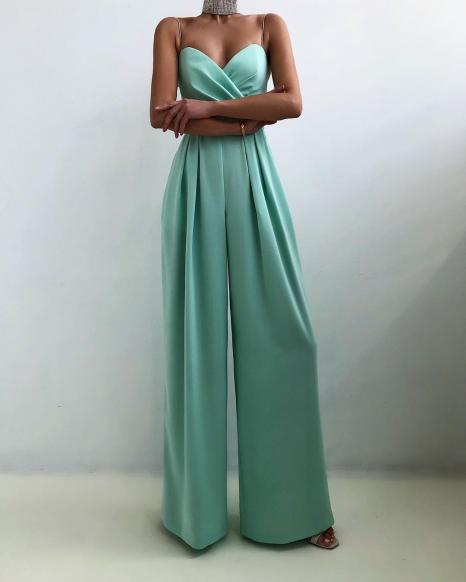 sd-18819 jumpsuit-green